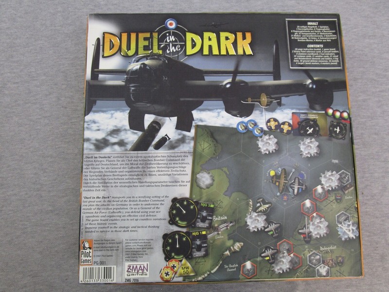 Pilot Games DUEL IN THE DARK Zman Board Game Complete 2007