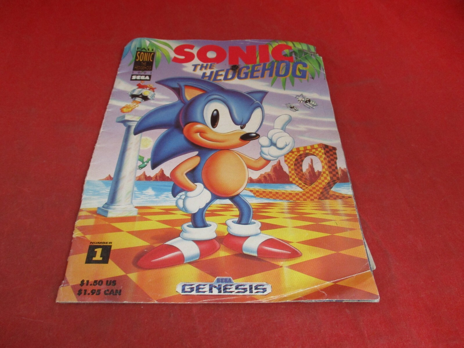 Sonic The Hedgehog #1 Fall 1991 Sega Genesis Era Promotional Comic