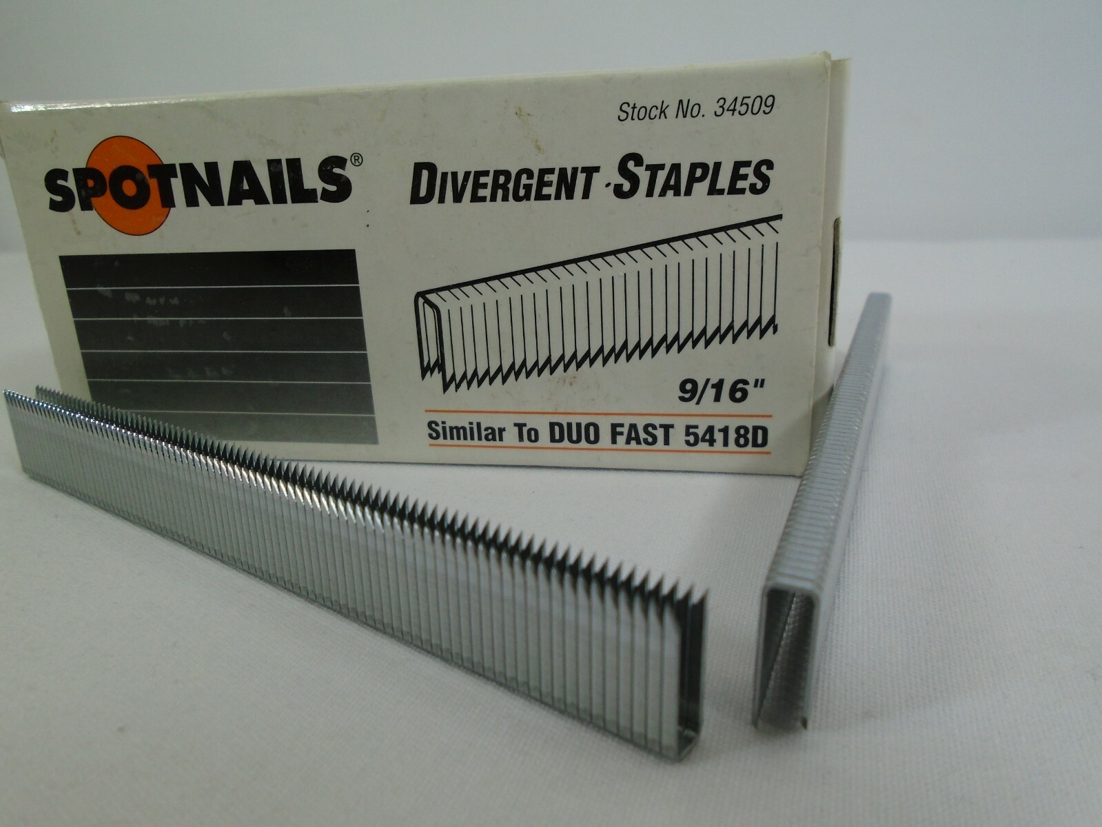 SpotNails #34509 Divergent Point Staples 9/16