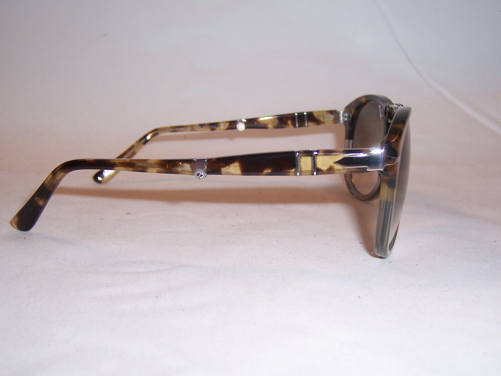 Pre-owned Persol Sunglasses 0714 Steve Mcqueen 113032 Tortoise Grey /grey 54mm 714 In Gray