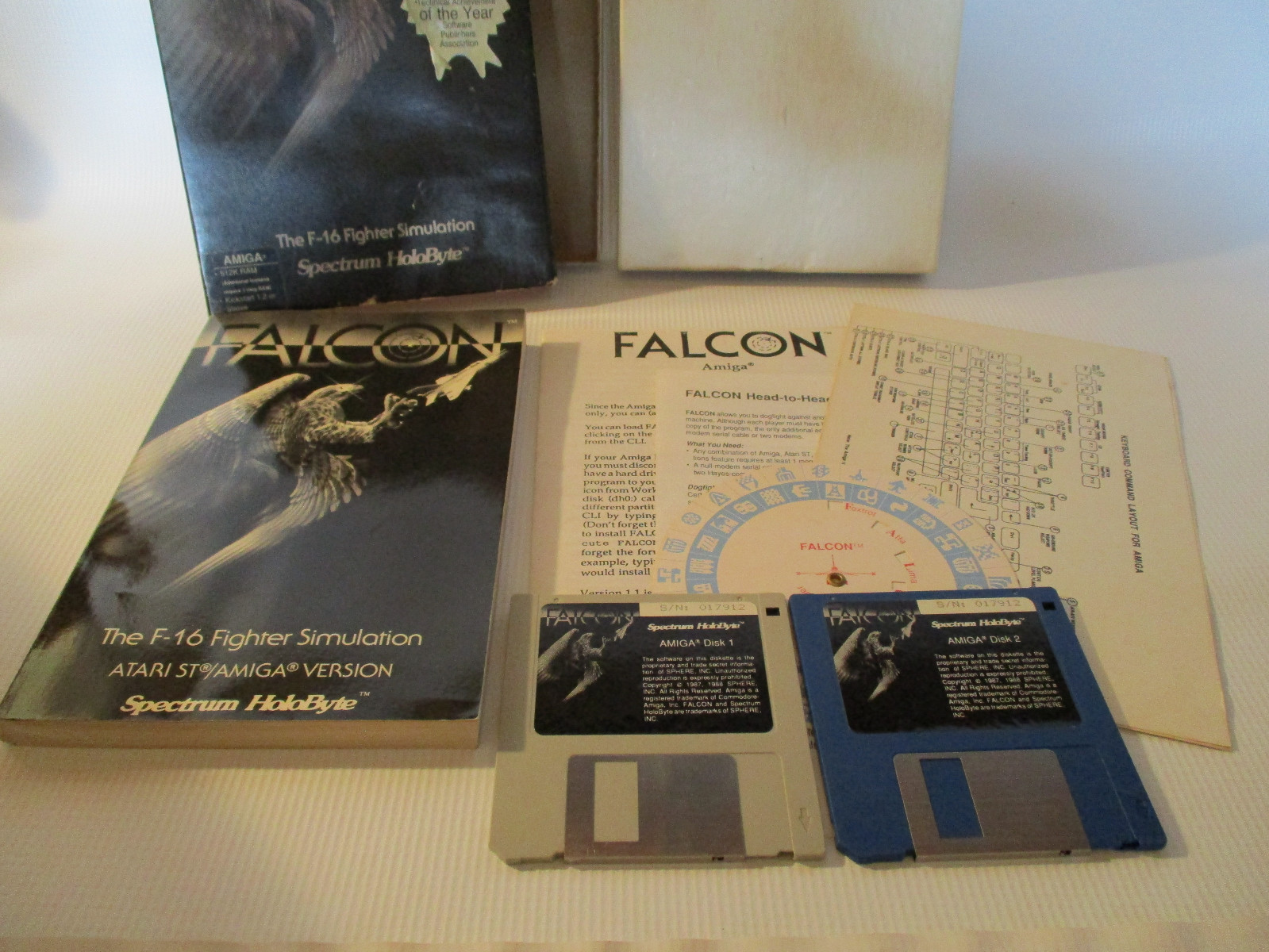FALCON Commodore Amiga Game by Spectrum HoloByte!!