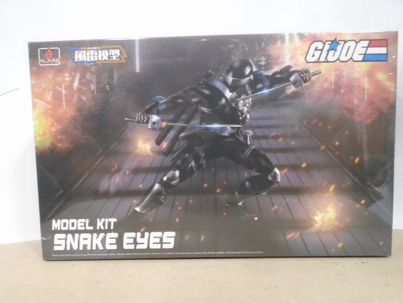 FLAME MODEL KITS #51398 G.I.JOE SNAKE EYES NEW IN SEALED BOX FLAME MODEL KITS #51398 G.I.JOE SNAKE EYES NEW IN SEALED BOX