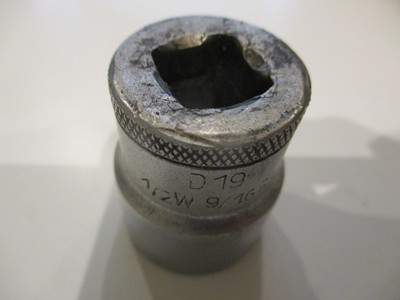 VINTAGE GEDORE WHIT SOCKET 1/2'' DRIVE  1/2 WHITWORTH VANADIUM MADE IN GERMANY