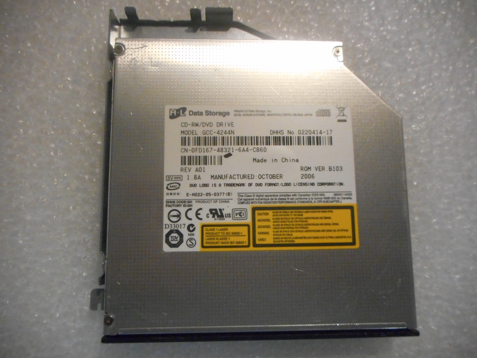 DVDドライブ GCC-4244N 動作品 B-1 DVDドライブ GCC-4244N 動作品 B-1 GCC-4244N - メルカリ