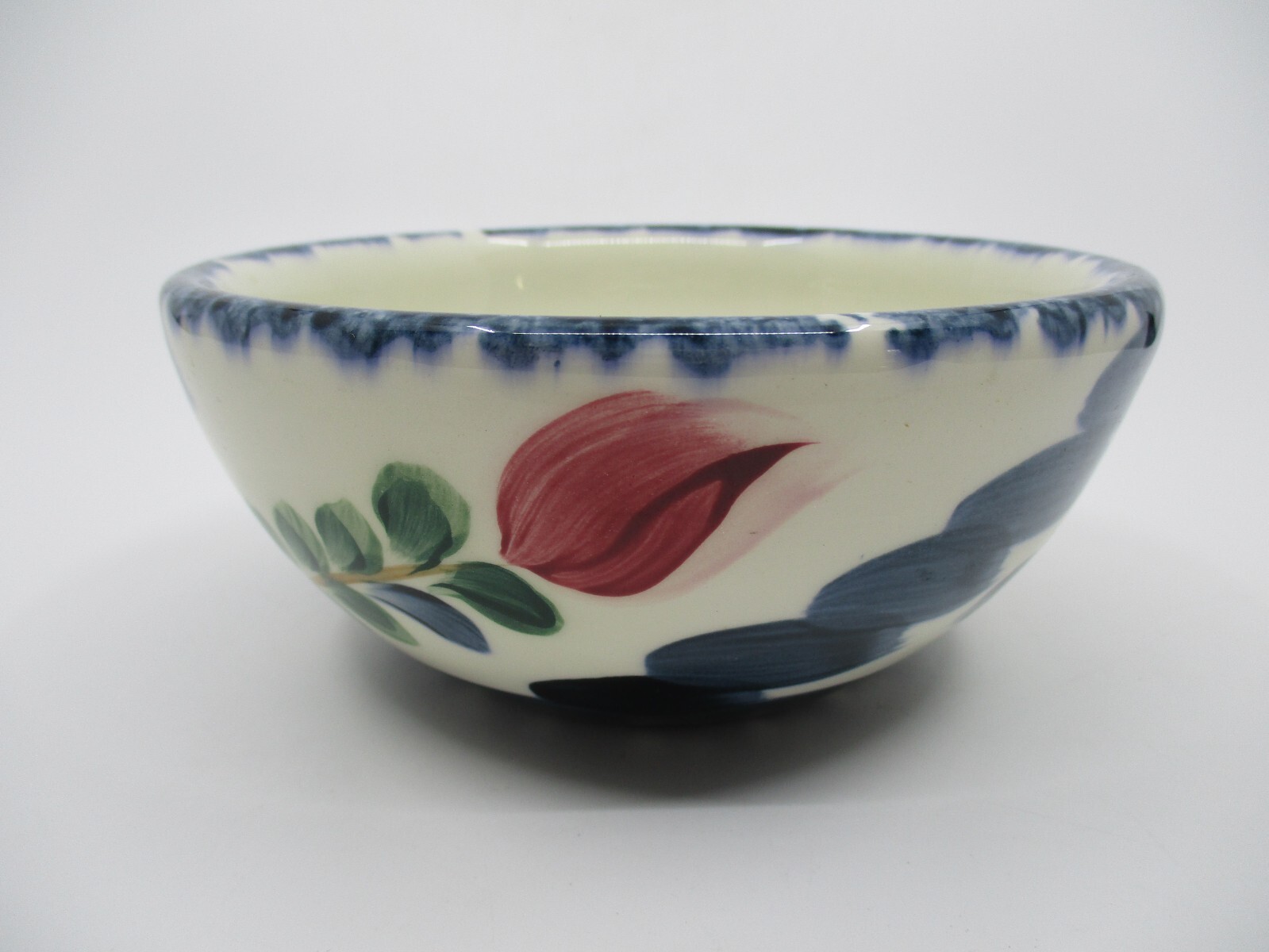 食器 milkconti P. SILKOTCH BLUE FLORAL CEREAL BOWL- 5 7/8