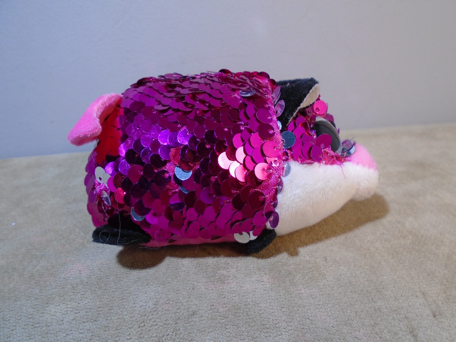 2019 TY TEENY Tys JEWEL THE SEQUIN FOX STACKABLE PLUSH (MA1350)