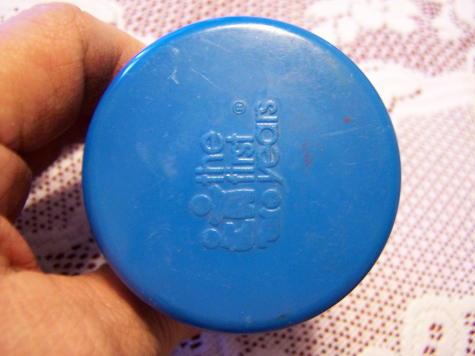 First Years 1984 Vintage Baby Rattle Blue Orange Yellow