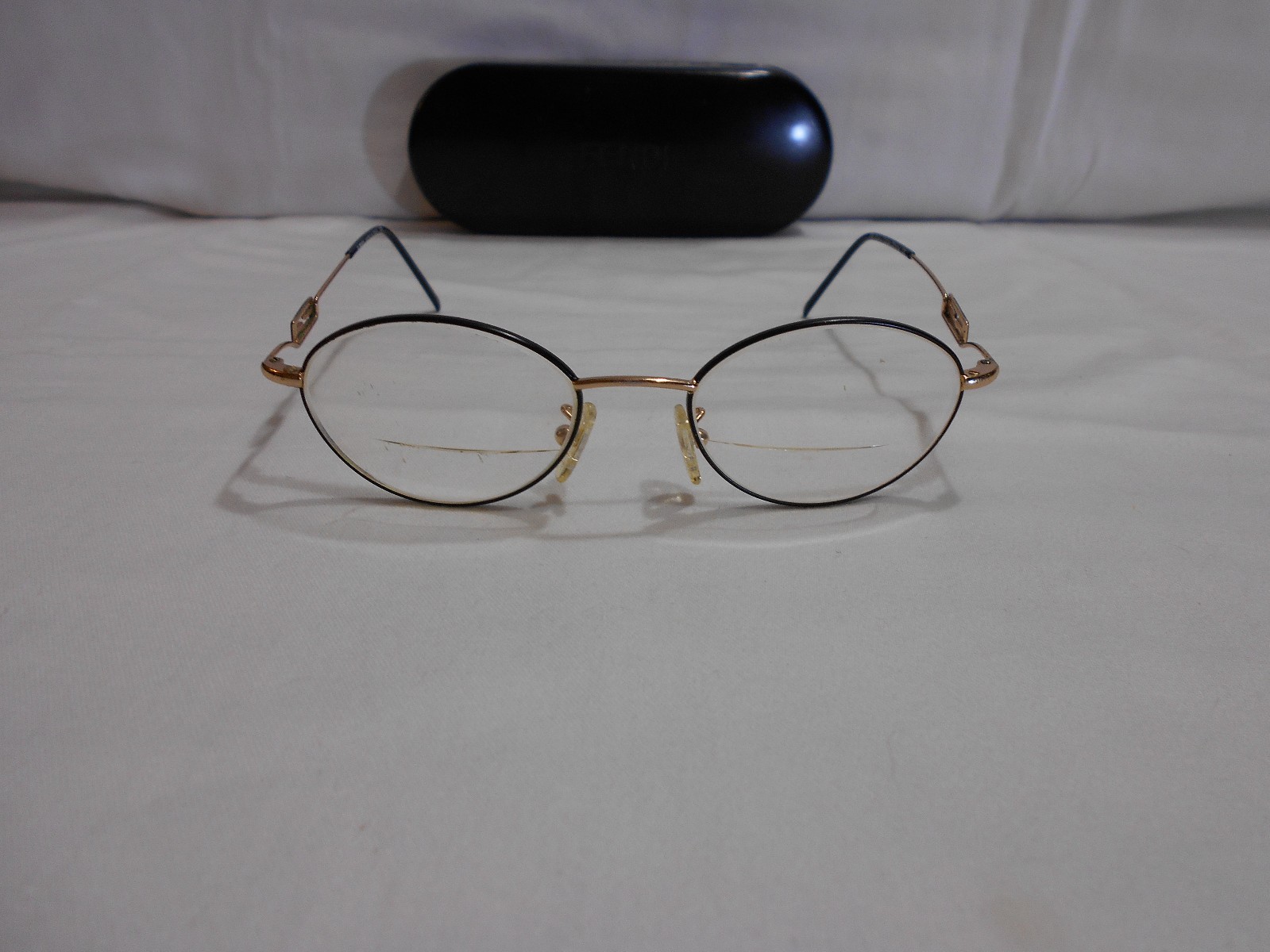 Fendi F89 Ebony Golden Glimmer 47-18 135 Eyeglasses