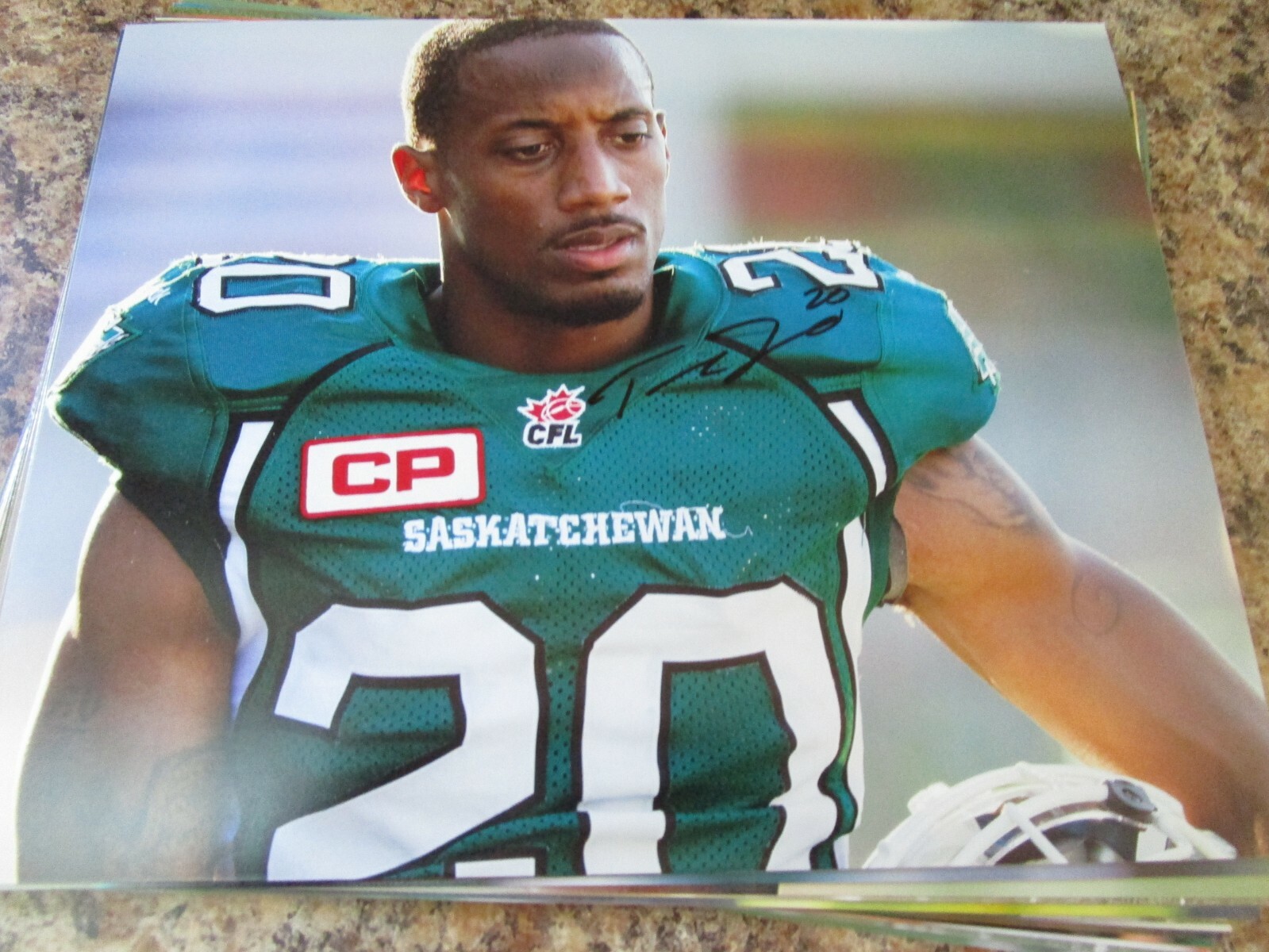 TERRELL MAZE SIGNED 8X10 MATTE PHOTO SASKATCHEWAN