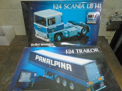 1.24 Scania LB 141 and 1.24 Canvas rigged trailer