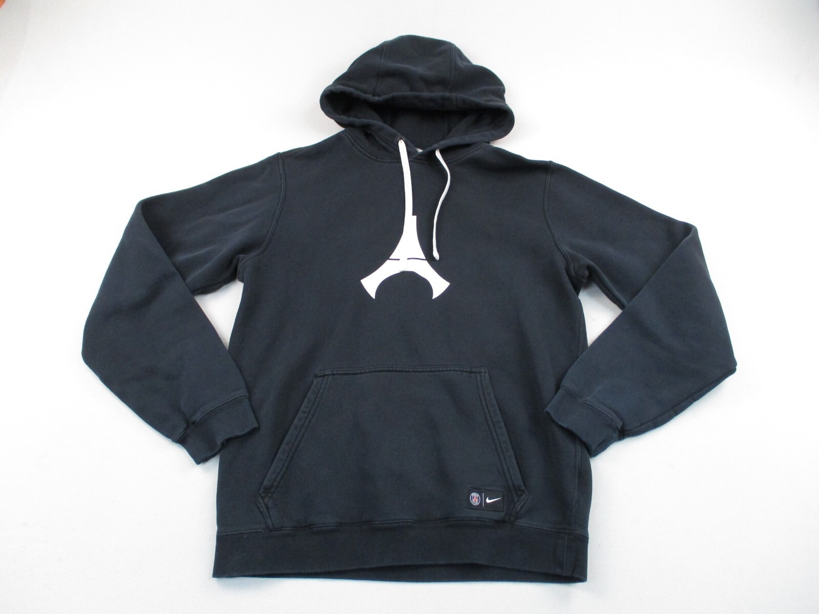Nike Paris Saint Germain Hoodie Mens Small Sweatshirt Eiffel