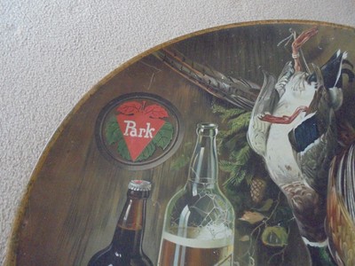 Vintage Rare Park Brewing Co., Winona, Minn. Beer Charger Sign Hamms Grain Belt