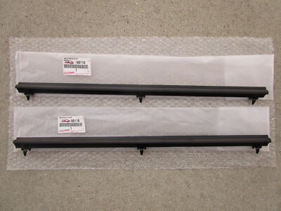 84 - 89 TOYOTA PICKUP FRONT LEFT+RIGHT DOOR BELT MOLDING WEATHERSTRIP NEW 22.4IN