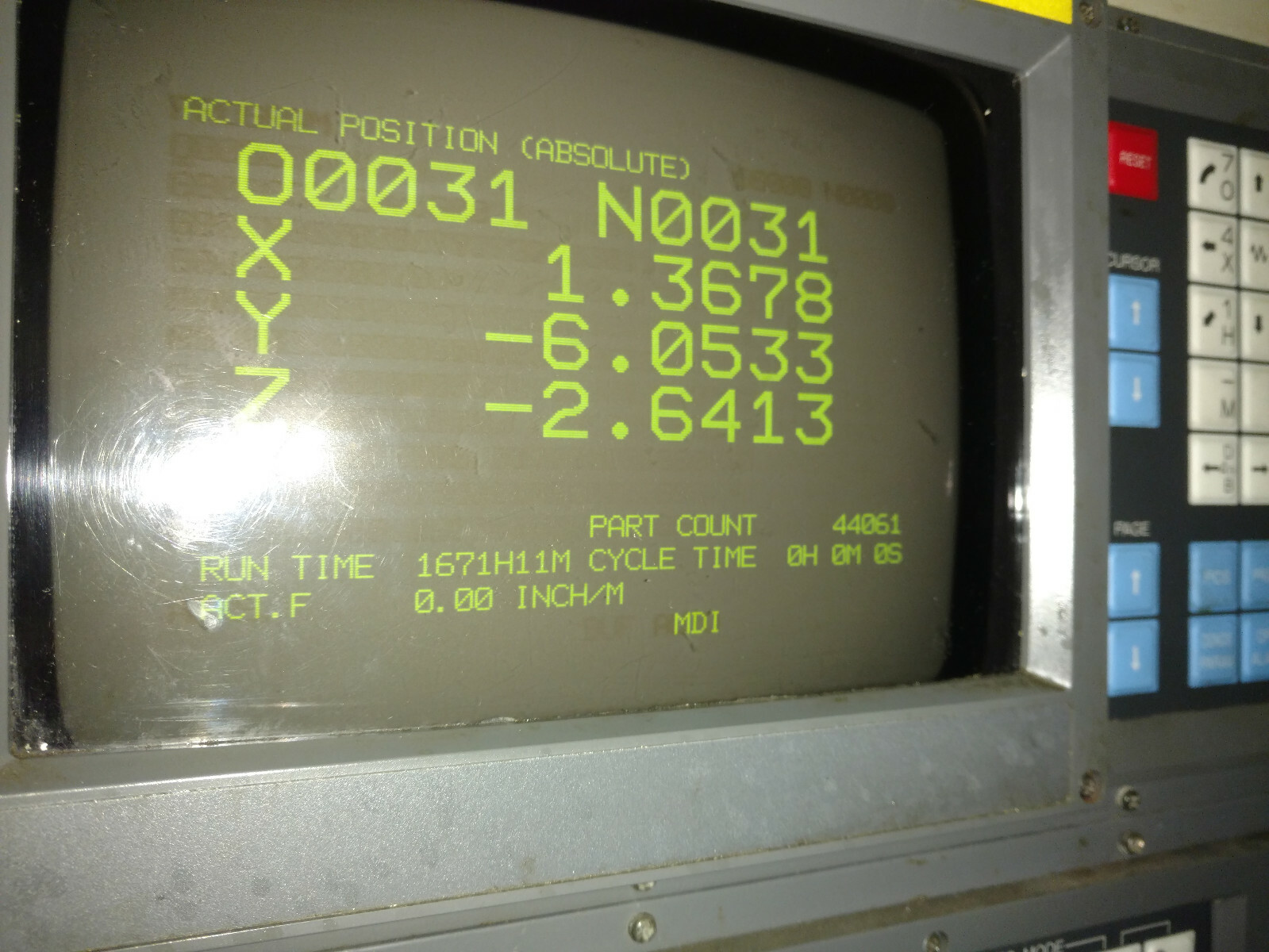 Pratt Whitney Tape Drill Mate, Fanuc 0M Control, BT-30, 6,000 RPM, Rigid Tapping