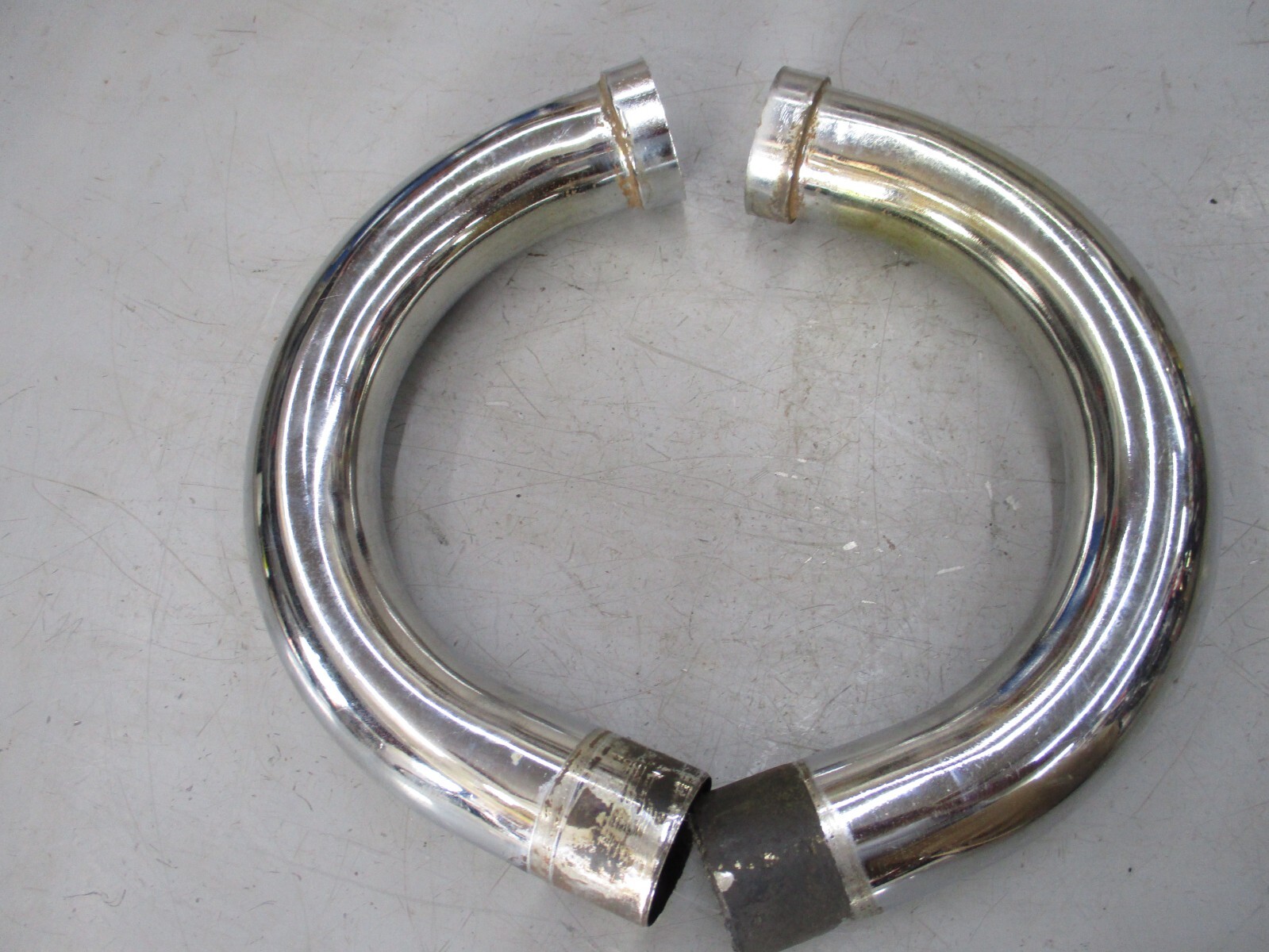 1975 SUZUKI T500 GT 500 EXHAUST MUFFLER HEAD PIPES PIPE