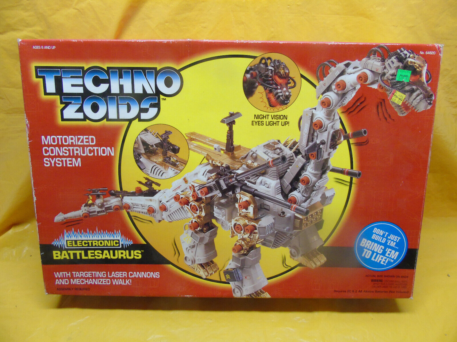 Vintage 1994 TOMY Kenner Techno-Zoid Battlesaurus 100% Complete/Works/Box Vintage 1994 TOMY Kenner Techno-Zoid Battlesaurus 100% Complete/Works/Box