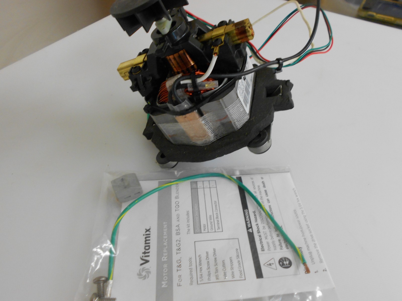 NEW VITAMIX 120V REPLACEMENT MOTOR ASSEMBLY 015287