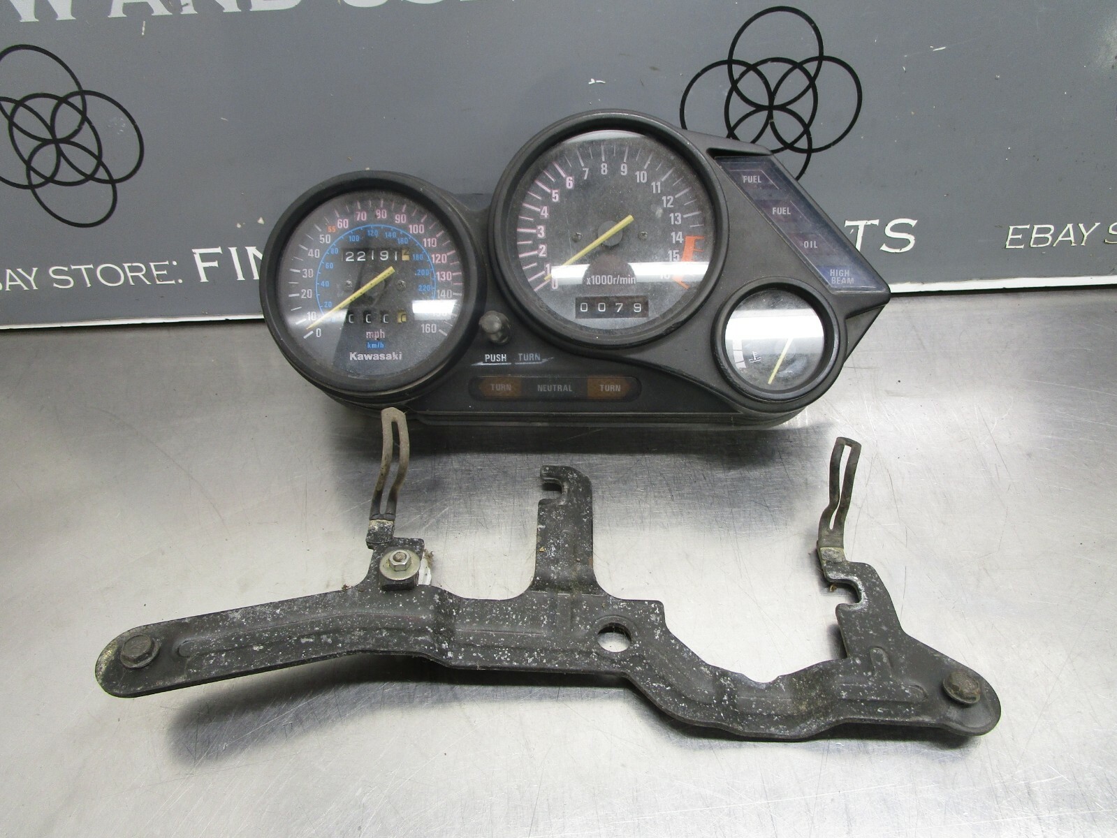 1990 Kawasaki Ninja ZX6 ZX600D Instrument Cluster | eBay
