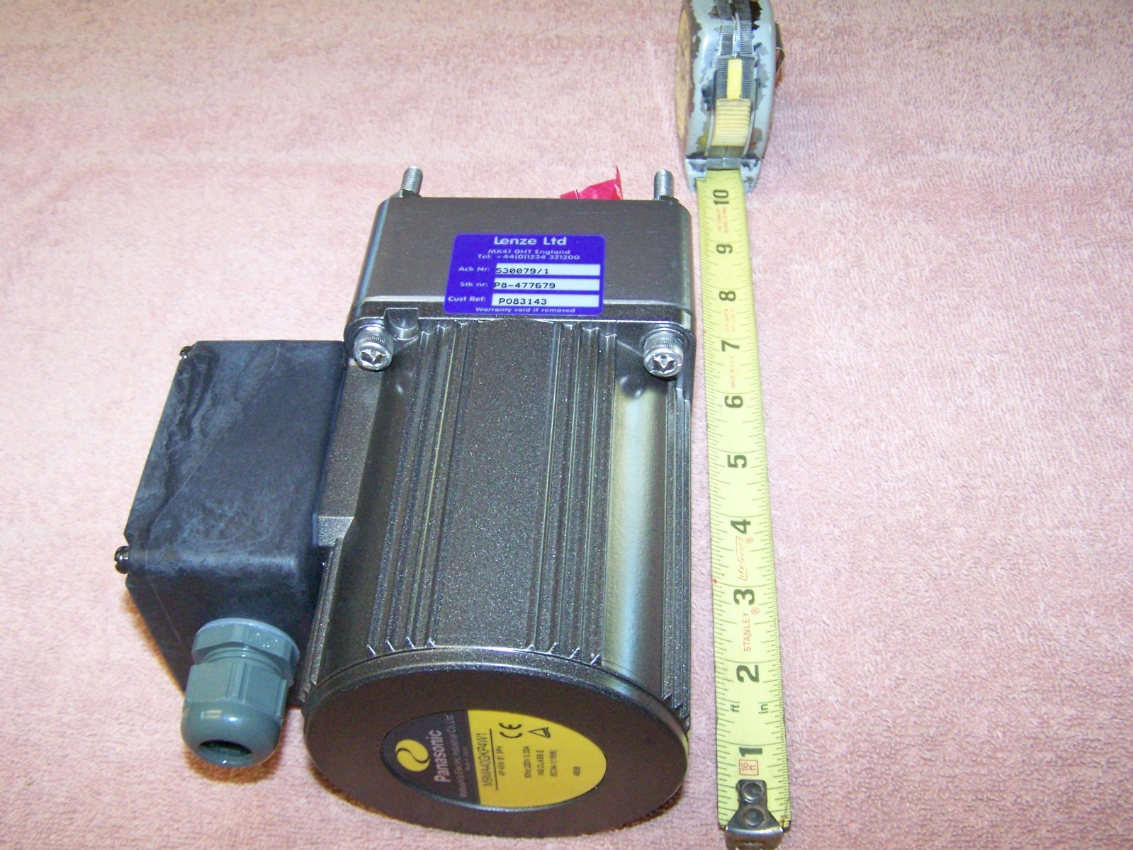 Panasonic M9MA40GKP4W1 Gear Motor 3 phase UMP