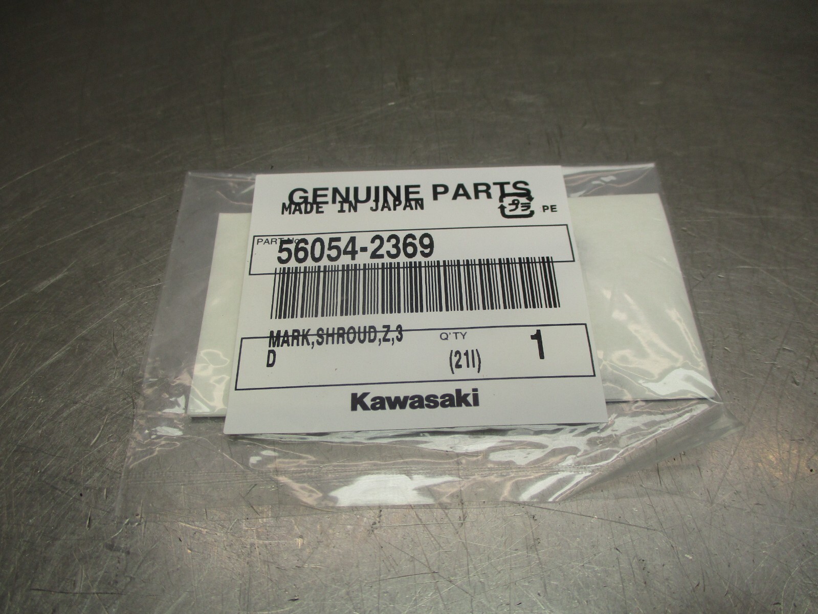 ❤︎P OEM Kawasaki Z Shroud Decal 56054-2369 | eBay