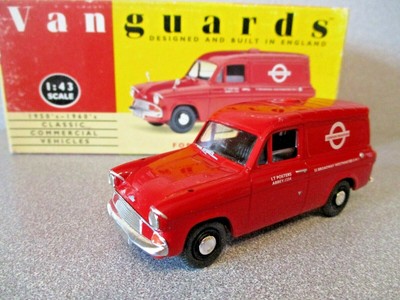 Corgi Vanguards 1:43 VA4007 FORD ANGLIA VAN...London Transport