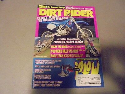 JULY 1991 DIRT RIDER MAGAZINE,HUSKY 250,WMX,JOHN ZINK 4 DAY JULY 1991 DIRT RIDER MAGAZINE,HUSKY 250,WMX,JOHN ZINK 4 DAY