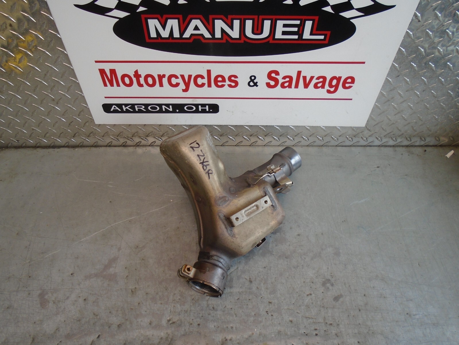 12 Kawasaki Ninja ZX-6R PIPE-COMP-EXHAUST,CHAMBER 49062-0042