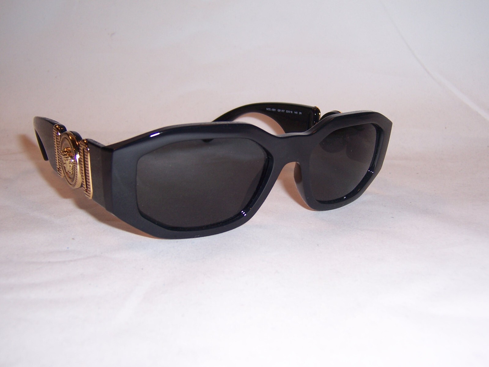 Versace Sunglasses Ve4361 Gb1/87 Black/gray 53mm Authentic 4361