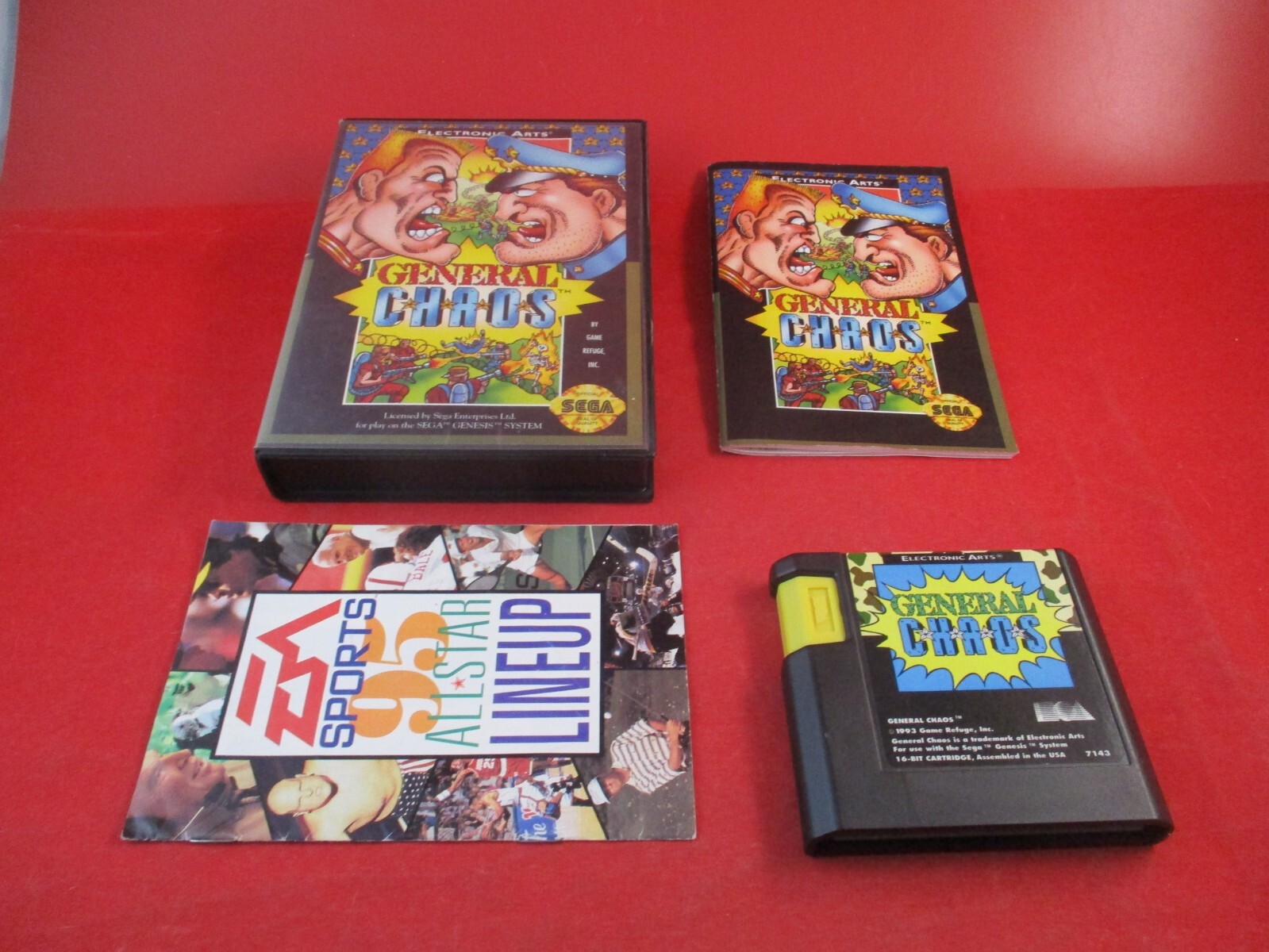 General Chaos【完品・中古美品・genesis北米版】 General Chaos (Sega Genesis) COMPLETE w/ Box manual game