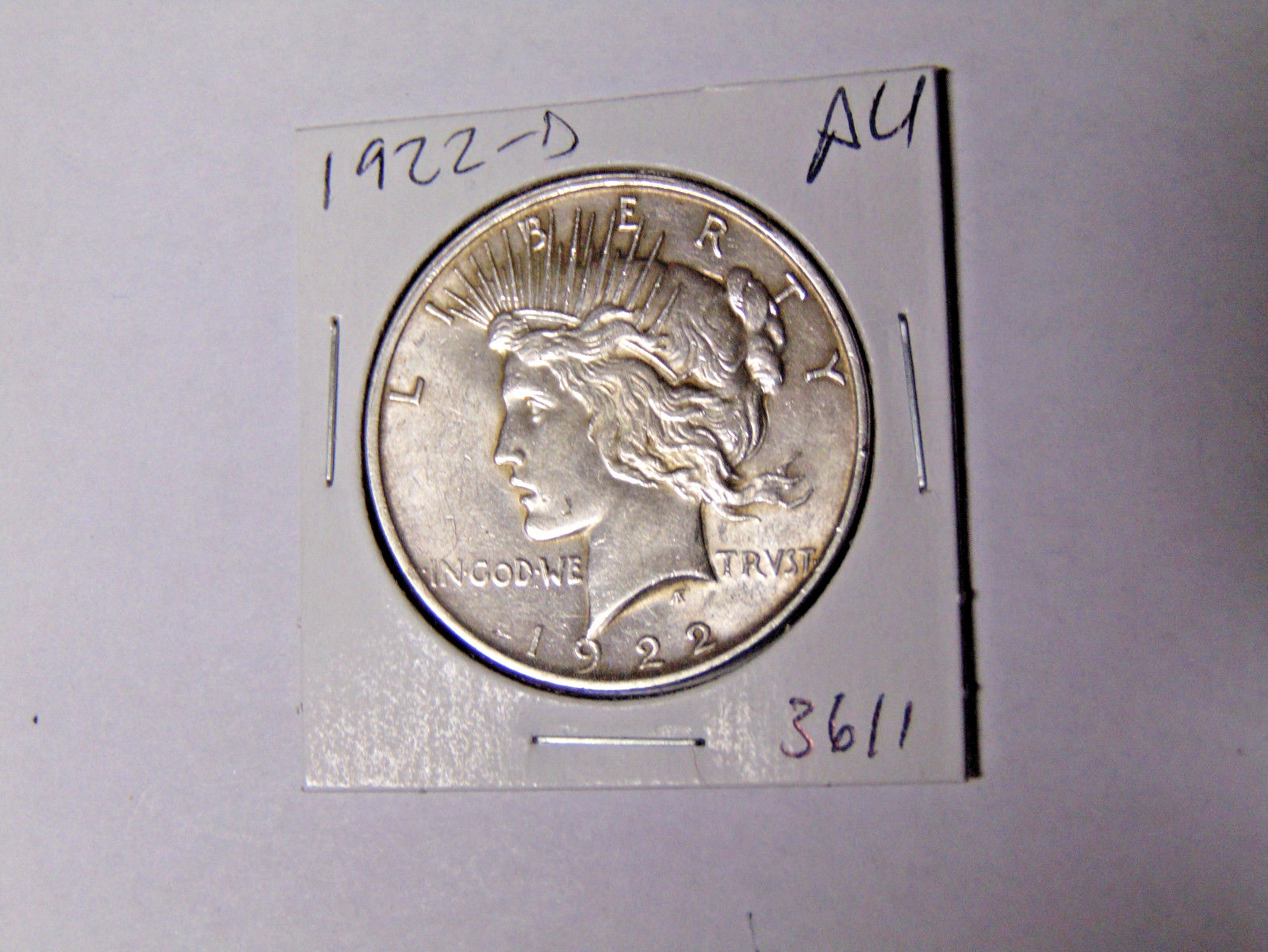 Lot of 8 AU Peace Silver Dollars 1922 1922-D 1922-S 1923 1923-S 1924 1925 1926-S