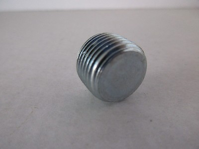 3/8" NPT PIPE FITTING PLUGS "CHROME" INTAKE WATER PUMP SB & BB FORD SBC BBC#4542