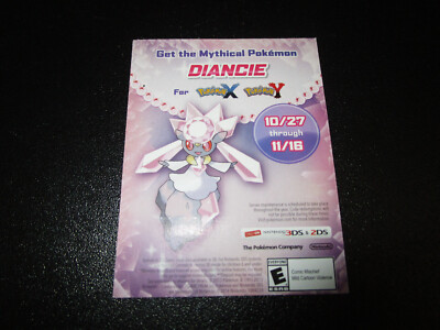 Mythical Pokemon DIANCIE Unused Code Mega Evolve?! Pokemon XY-Omega Ruby 3DS 2DS