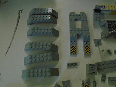 Lego Bulk Lot of  100+ Gray Unique Hard to Find Arches Hoses