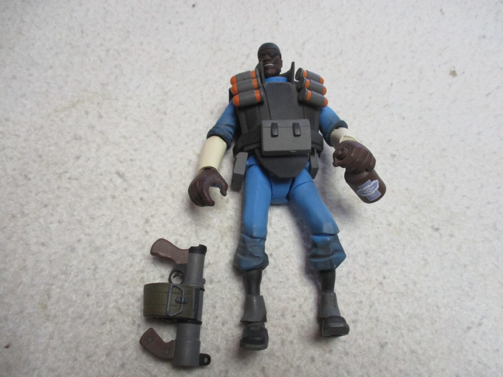 TEAM FORTRESS 2 DEMOMAN BLUE ACTION FIGURE NECA 2013 VALVE
