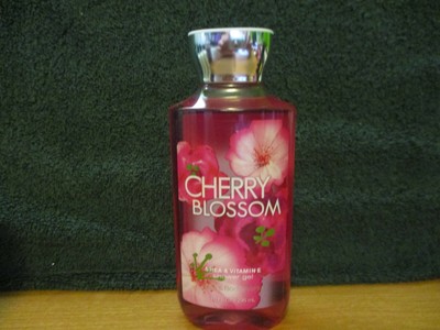 3 Lot Pack of Bath & Body Works Cherry Blossom 2 Body Wash  &  1 Body Cream