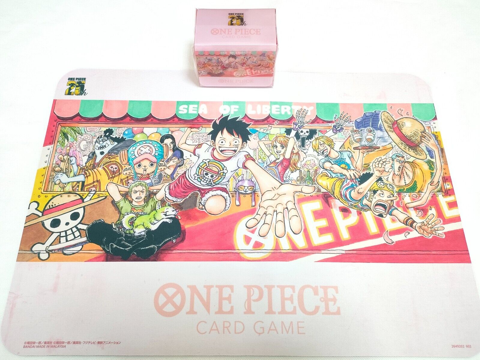 ONE PIECE Special clear card case Special playmat 25th ONE PIECE Special clear card case Special playmat 25th