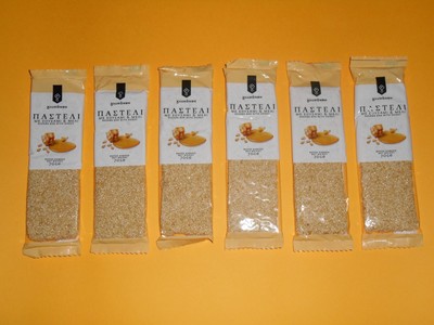 Sesame Brittle With Honey Soft Sesame Seed Bar Greek Pasteli 4070gr pack of 641