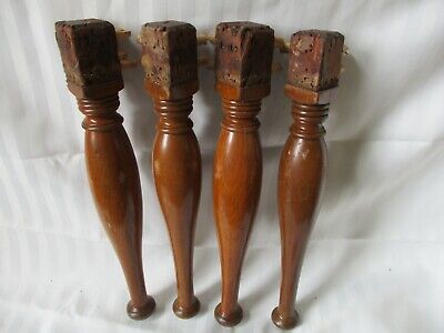 Set of 4 Unfinished Furniture Legs//Feet 17/" Tall For Building or Reparing