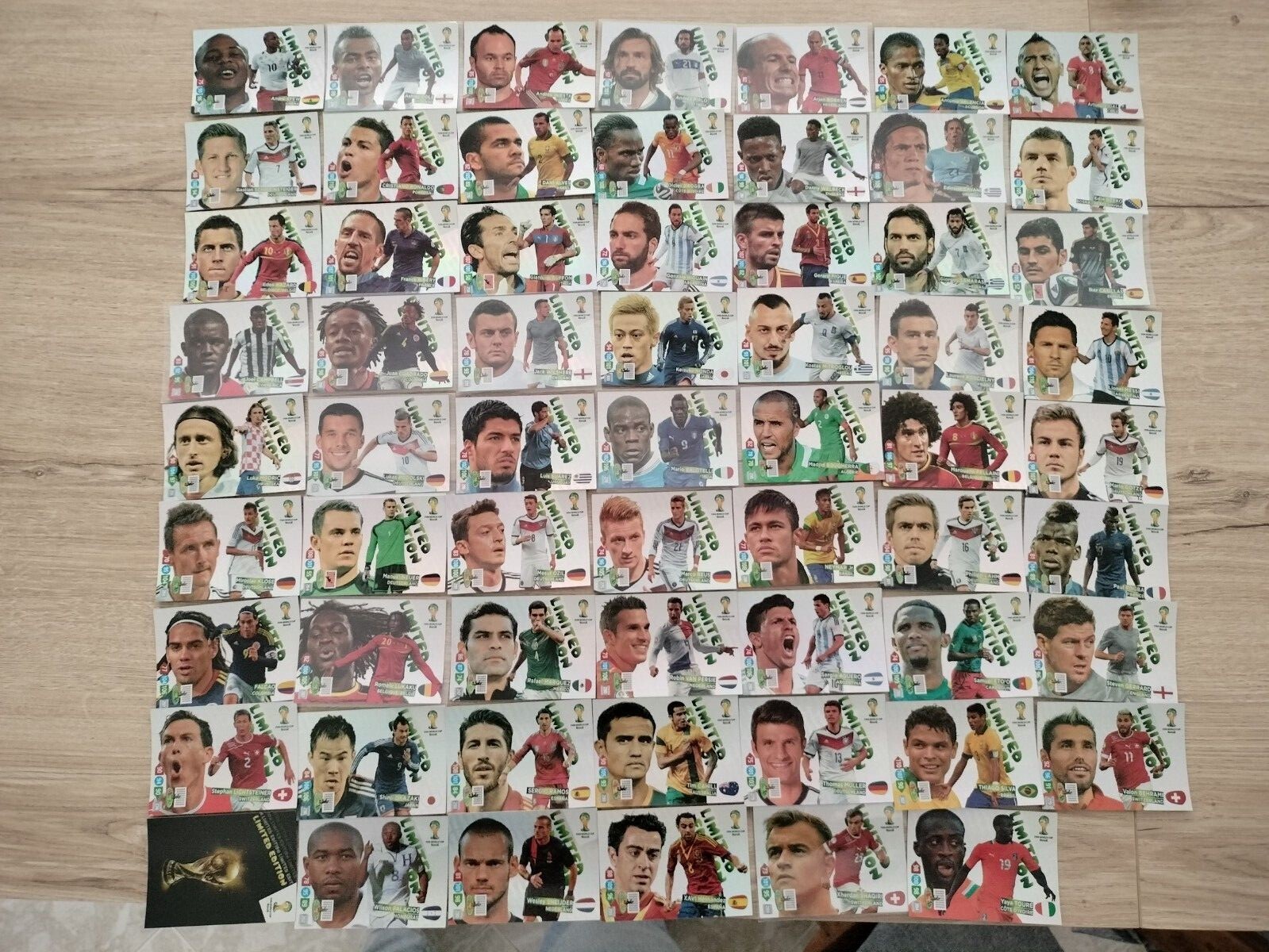 ADRENALYN CALCIATORI PANINI WC 2014  LIMITED EDITION SCEGLI DA DAL MENU
