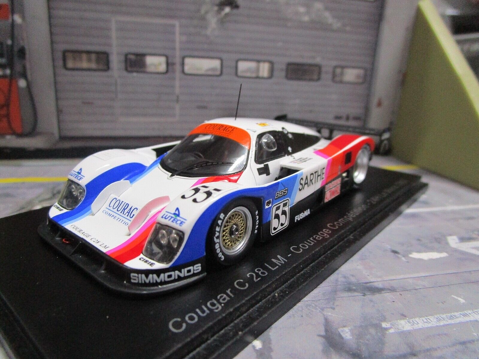 ミニカー Cougar C 28 LM No.55 24H Le Mans 1992 Spark 1/43 Cougar C 28 Lm No.55 24H Le Mans 1992 Minicar | eBay