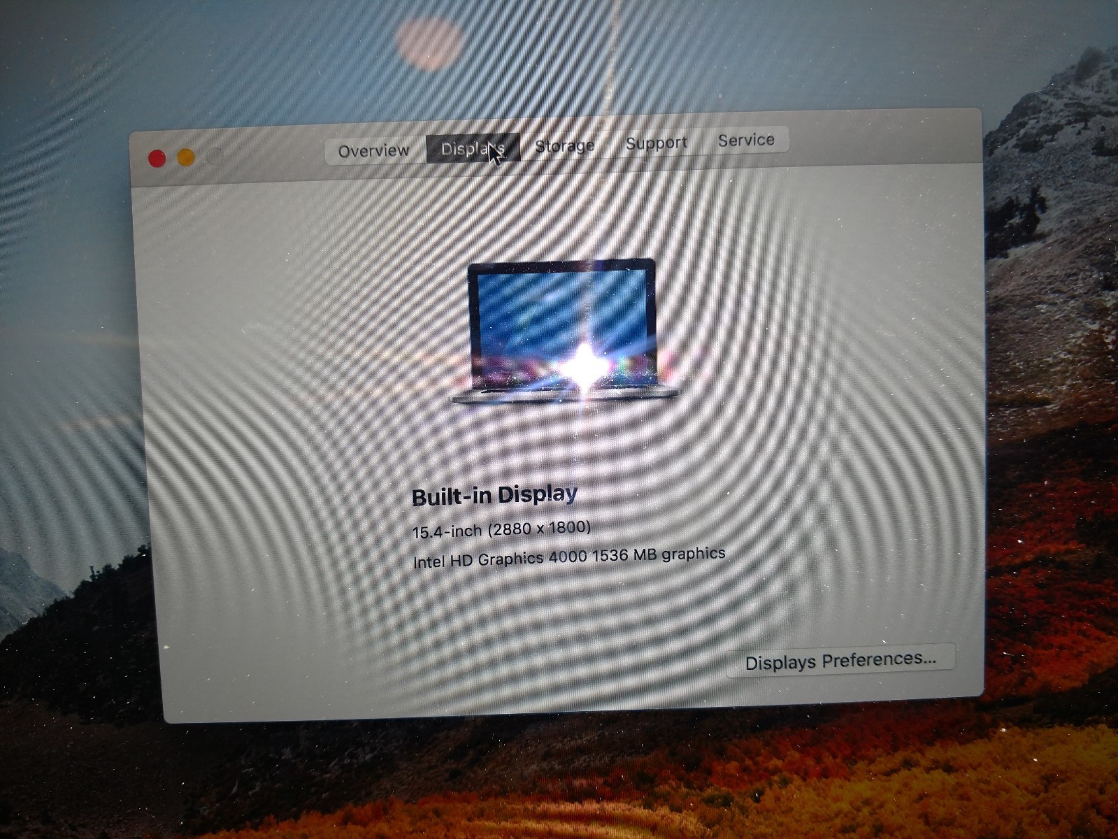 MacBook Retina Pro 15 inch Mid 2012