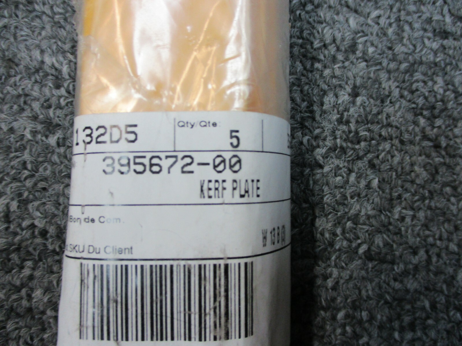 Dewalt DW708 Miter Saw Replacement Kerf Plate # 395672-00-5 Pack