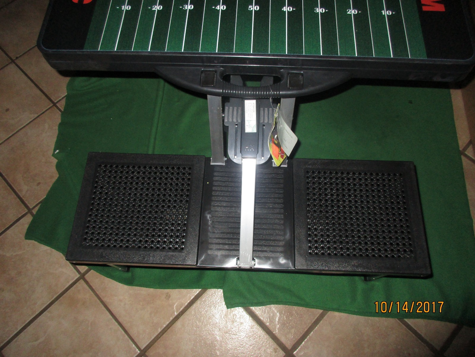 NEW PICNIC TIME 3M FOOTBALL FIELD PORTABLE FOLDING TABLE WITH SEATS 811-00-175