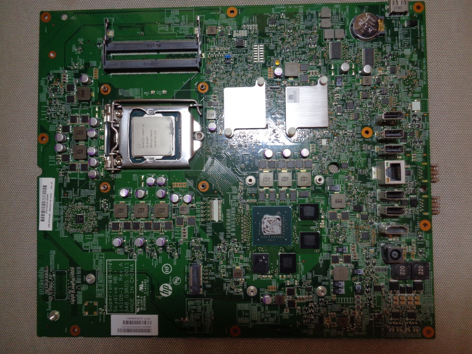 HP Envy Curved All in One 34-a010 motherboard 810716-002