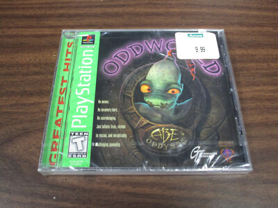 Oddworld Abe's Oddysee Factory Sealed Brand New Green Label PS1 PlayStation 1