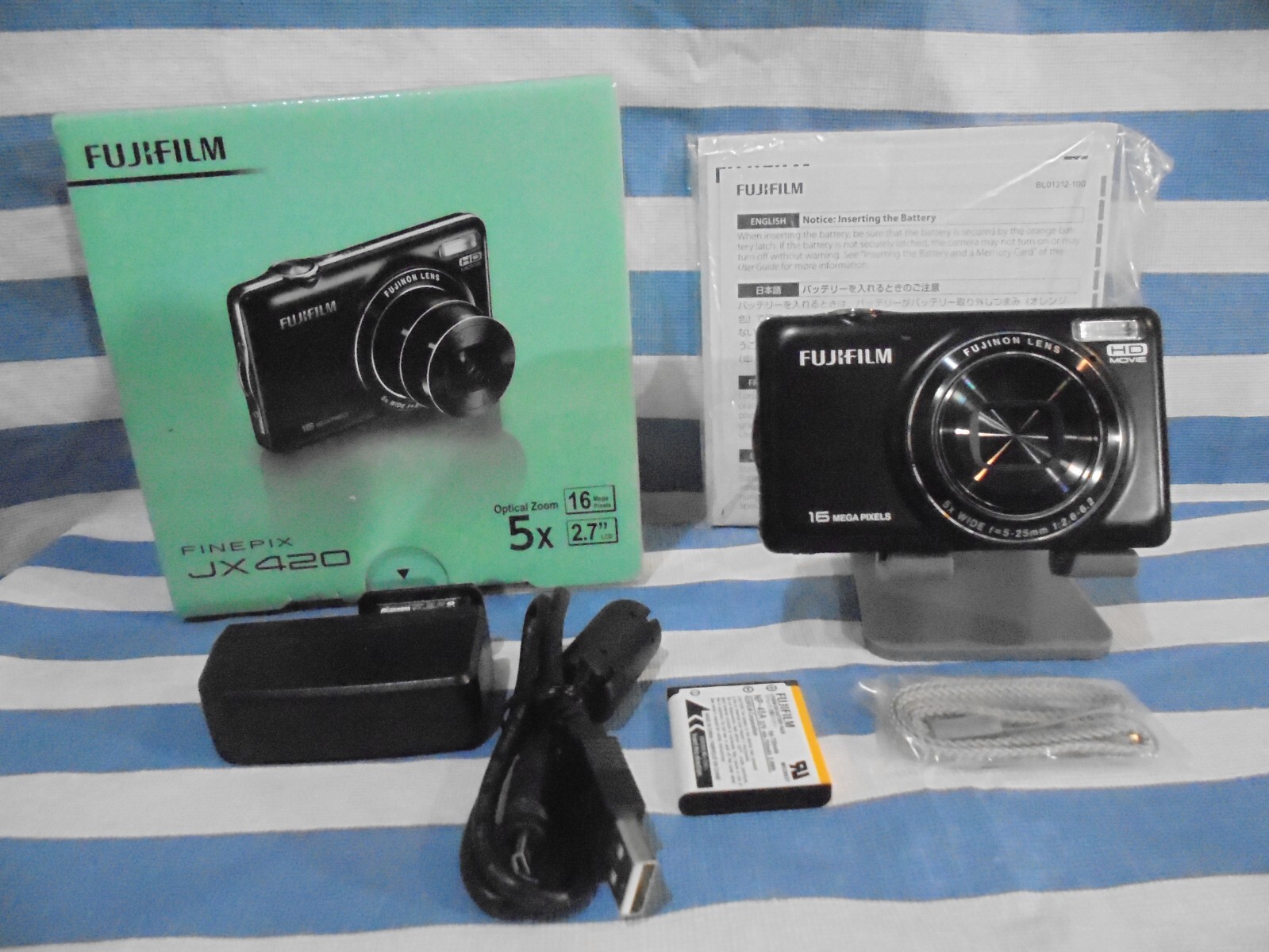 Fuji Film FinePix JX420,16MP,5x,f/2.6,2.7in,Black,Exc from Fuji Film FinePix JX420,16MP,5x,f/2.6,2.7in,Black,Exc from