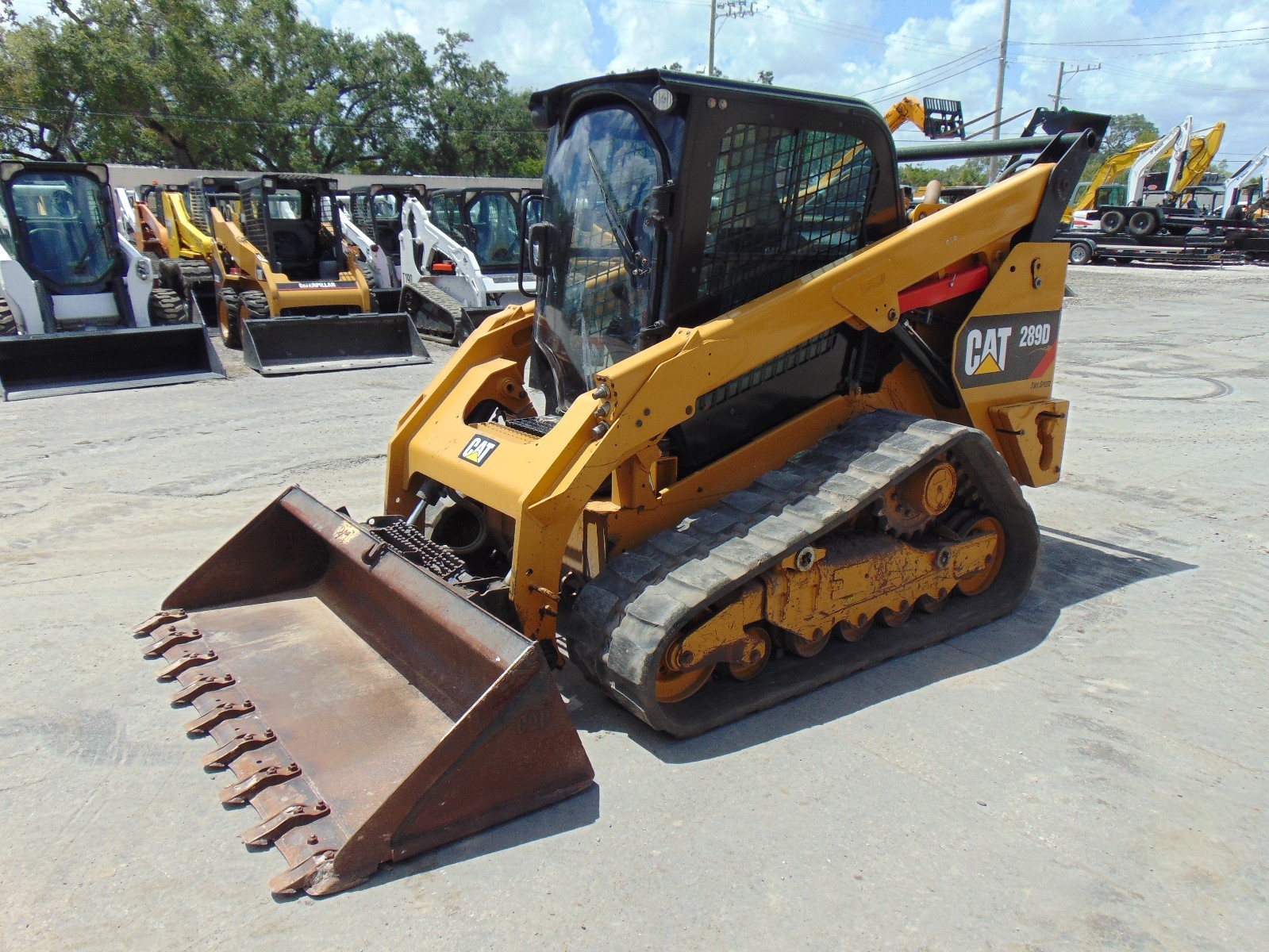 2016 CAT 289-D TURBO 2 SPEED - BIG 74 HP TURBO - AIR CONDITIONED - POWER COUPLER