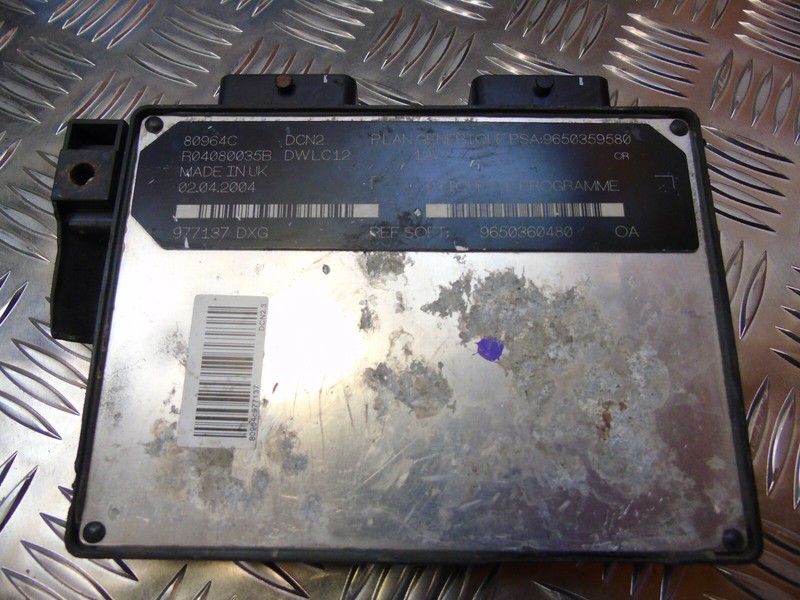 K67 Peugeot Citroen Moteur UnitÃ© ContrÃ´Le Ecu 9650359580 9650360480