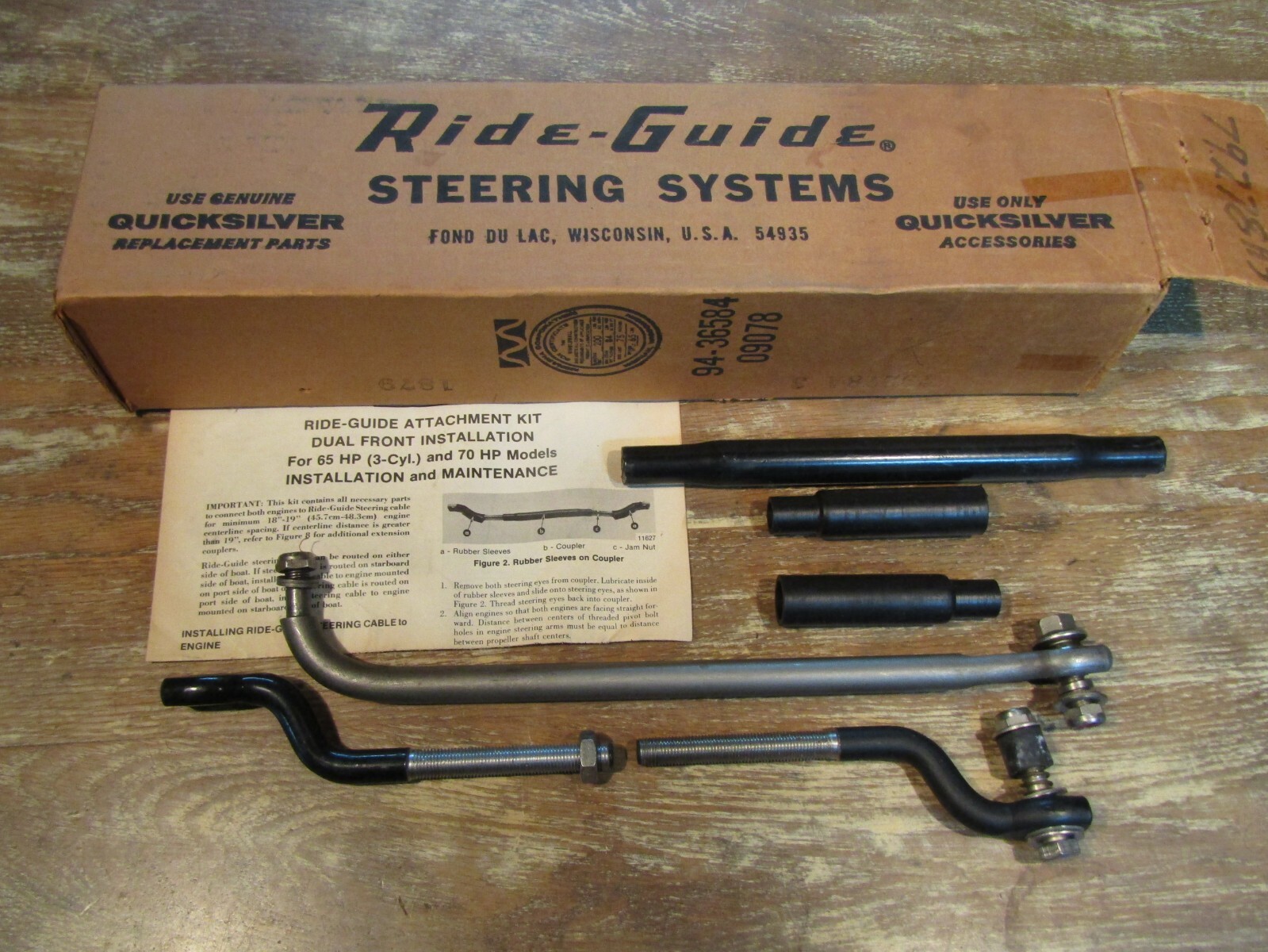 Mercruiser 79278A3 66741A3 Ride Guide Steering Attaching Kit