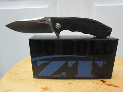 Zero Tolerance 0562CF Hinderer Slicer Knife Carbon Fiber Handle CPM-20CV Steel